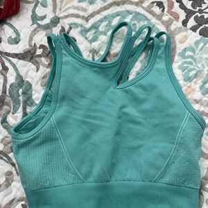 Gymshark Green Racerback Sports Bra